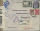 Br Birma / Burma / Myanmar: 1941. Registered Air Mail Envelope Addressed To Sweden Bearing SG 22, 1a Brown, SG 24, 2a Ca - Myanmar (Burma 1948-...)