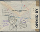 Br Birma / Burma / Myanmar: 1941. Registered Air Mail Envelope Addressed To Sweden Bearing SG 22, 1a Brown, SG 24, 2a Ca - Myanmar (Burma 1948-...)