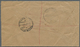 Br Brunei: 1950. Registered Envelope Addressed To Bangkok Bearing SG 85, 10c Violet And SG 88, 30c Orange And Black Tied - Brunei (1984-...)