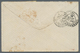 Br Ceylon / Sri Lanka: 1880. Envelope Addressed To France Bearing SG 124, 8c Orange-red (pair) Tied By 'B' Obliterator W - Sri Lanka (Ceylon) (1948-...)