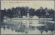 Ceylon / Sri Lanka: 1903, 6 C Rose Single Franking On Souvenier Postcard "Buddist Temple And Colombo Lake" To TSINGTAU/K - Sri Lanka (Ceylan) (1948-...)