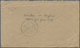 Br Ceylon / Sri Lanka: 1944. Stampless Envelope Endorsed 'On Active Service' Addressed To England Cancelled By 'E.A./A.P - Sri Lanka (Ceylan) (1948-...)