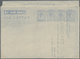 GA Ceylon / Sri Lanka: 1946, AIR LETTER KGVI 10c. Four Impressions In Pale Blue On White Paper With Inside Printed Compa - Sri Lanka (Ceylan) (1948-...)