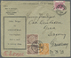 Br China: 1898, Coiling Dragon 1/2 C. (2), 1 C. Tied Bisected Bilingual "FOOCHOW 27 SEP 99" To Printed Matter Envelope " - Other & Unclassified