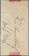 Br China: 1899. Red Band Envelope Addressed To Nam Dinh, Tonkin Bearing Chinese Imperial Post SG 111, 4c Chestnut Tied B - Other & Unclassified
