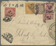 Br China: 1899, Coiling Dragon 1/2 C., 1 C., 2 C. Tied Half Moon Bilingual "TSINTAU CHJINA" In Combination W. Kiautschou - Other & Unclassified