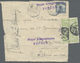 China: 1913, Junk 10 C.  (selvadge At Left) Tied "MOUKDEN  23 JUL 14" To Large Part Of Front Cover To France, But German - Other & Unclassified