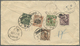 China: 1923/33, Junk 6 C. Brown (scarce) Etc. As $1.87 Franking Tied "SHANGHGAI 19.7.35" To Reverse Of Registered Air Ma - Other & Unclassified