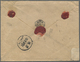 China: 1933, Great Wall  Airmails 30 C.-$1 Tied "SHANGHAI 23.6.37" To Air Mail Cover With Red Hs. "Via Hanoi" To Casabla - Other & Unclassified