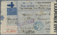 Br China: 1941. Registered Air Mail Envelope Addressed To France Bearing China SG 494b, 30c Blue And SG 495b, 50c Scarle - Other & Unclassified