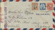 Br China: 1941. Air Mail Envelope Addressed To Australia Bearing SG 494a, 30c Scarlet, SG 496a, $1 Brown And Grey And SG - Autres & Non Classés