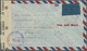 Br China: 1945, Victory $300 With 1946 $500/3 C. Tied "Peiping 22.10.35"  (October 22, 1946) To Reverse Of Air Mail Cove - Autres & Non Classés