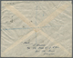 Br China: 1947 Registered Airmail Envelope (Shell Co. Of China) From Shanghai To England Endorsed "Air Mail Via Hong Kon - Autres & Non Classés