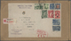 Delcampe - Br China: 1947/58, Three Covers Used To: Siam (printed Matter Registered),  England ($190.000 Franking) Resp. PRC To  Ea - Other & Unclassified