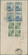 Br China: 1948, China Merchant Navigation Co. 75 Years $20.000 Blue (block-4) With Gold Yuan 1/2 F. Block-4) Tied "NANKI - Other & Unclassified