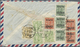 Br China: 1948. Air Mail Envelope (small Faults) Addressed To Brazil Bearing SG 1009, $20,000 On 10c Green (3), SG 1011, - Other & Unclassified