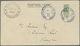 GA China - Lokalausgaben / Local Post: 1893. 'Postage 1 Cent' Stationery Envelope Bearing Surcharge In Vermilion 1ct On - Other & Unclassified