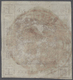 O China - Shanghai: 1866/77: Large Dragon 3ca. Red-brown On Thin Hard Paper, Used And Cancelled By Red "LOCAL POST OFFIC - Other & Unclassified