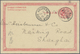 GA China - Ganzsachen: 1901. Imperial Chinese Post Postal Stationery Card 1c Rose Written From The 'British Consulant, K - Cartes Postales