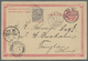 GA China - Ganzsachen: 1903. First Issue Imperial Chinese Post Coiling Dragon 1c Rose Postal Stationery Card Bearing Ind - Cartes Postales