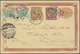 GA China - Ganzsachen: 1901. Chinese Imperial Post Postal Stationery Card 1c Red Upgraded With SG 109, 1c Ochre And SG 1 - Cartes Postales