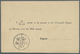 GA China - Ganzsachen: 1920. Chinese Imperial Post Postal Stationery Double Reply Card 'Junk' 1c Apple-green Cancelled B - Cartes Postales