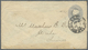 GA China - Incoming Mail: Great Britain, 1900. Great Britain Postal Stationery Envelope (toned) 2½ D Grey/blue Cancelled - Other & Unclassified