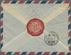 Br China - Volksrepublik: 1950, Tien An Men Issues Inc. 3rd Printing $200 Used On Small Bank Covers (3) Air Mail Registe - Autres & Non Classés