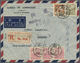 Br China - Volksrepublik: 1950, Tien An Men Issues Inc. 3rd Printing $200 Used On Small Bank Covers (3) Air Mail Registe - Autres & Non Classés