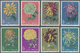 Delcampe - ** China - Volksrepublik: 1960/1961, Chrysanthemum Complete Set Of 18 Values Mint Never Hinged MNH (one 8f. Stamp (no. 6 - Other & Unclassified