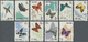 (*) China - Volksrepublik: 1963, Butterflies, Both Sets, S56 I-II, Unused No Gum As Issued (Michel Cat. 600.-) - Autres & Non Classés