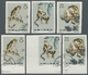 **/O China - Volksrepublik: 1963, Gold Nose Apes Imperforated, Mint Never Hinged MNH Resp. Used Sets, The Latter Bottom - Other & Unclassified