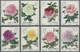 ** China - Volksrepublik: 1964, Peonies Complete Set Mint Never Hinged MNH, Mi. &euro; 670,-- - Autres & Non Classés