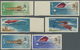 ** Dubai: 1964, Ranger 7 / Outer Space Achievements, 1np. To 2r. Imperforate, Complete Set Of Eight Values With INVERTED - Dubai