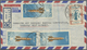 Br Dubai: 1964: 1. Registered Airmail Cover From Dubai To Hamburg Cancelled 15.10.64 Bearing Dubai 5np X 3 (Honouring As - Dubai