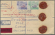 Br Dubai: 1967 Definitives High Values 5r., 3r. And 1.25r. Along With 20d. Pair On Registered And Insured Envelope To Sw - Dubai