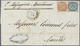 Br Französisch-Indien: 1871. Envelope Addressed To France Bearing French General Colonies 'Eagle' Yvert 4, 20c Blue And - Covers & Documents