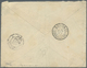 Br Französisch-Indochina: 1887, Fieldpost-envelope With Two Double Cds "QUANG-TRI 7 OCT 87 ANNAM" And "CORPS EXP. TONKIN - Lettres & Documents