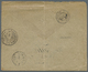 Br Französisch-Indochina: 1893. Registered Envelope (opening Faults And Vertical Crease) To Egypt Bearing Indo-China Yve - Lettres & Documents