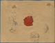 Br Französisch-Indochina: 1894. Registered Envelope (roughly Opened) To France Bearing Lndo-China Yvert 3, 1c Black/azur - Covers & Documents