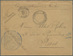 Br Französisch-Indochina: 1894. Stamp-less Envelope (creased, Small Tear At Top) Addressed To Paris Endorsed 'Corps D 'O - Covers & Documents