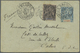 GA Französisch-Indochina: 1896. Sealed Postal Stationery Envelope 15c Blue Upgraded With French Lndo-China SG 10, 10c Bl - Covers & Documents