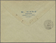 GA Französisch-Indochina: 1897. Registered Indo-China Postal Stationery Envelope 15c Blue Upgraded With Yvert 11, 30c Br - Covers & Documents