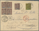 Br Französisch-Indochina: 1900. Registered Envelope Addressed To Algeria Bearing Indo-China SG 8, 4c Purple/brown (5) An - Covers & Documents