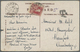 Br Französisch-Indochina - Portomarken: 1916. Picture Post Card (fmall Faults)of 'Native Village, Ceylon' Addressed To C - Timbres-taxe