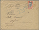 Br Französisch-Indochina - Postämter In Südchina: Yunnan, 1917. Registered Envelope (creased) Addressed To England Beari - Autres & Non Classés