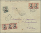 Br Französisch-Indochina - Postämter In Südchina: Mongtseu, 1928. Registered Envelope (vertical Fold, Toned, Flap Partly - Other & Unclassified