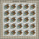 ** Fudschaira / Fujeira: 1967, Butterflies, Imperforate Issue, 1dh. To 5r., Complete Set Of 27 Values Each As Sheet Of 2 - Fujeira