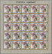 Delcampe - ** Fudschaira / Fujeira: 1967, Butterflies, Imperforate Issue, 1dh. To 5r., Complete Set Of 27 Values Each As Sheet Of 2 - Fujeira