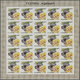 Delcampe - ** Fudschaira / Fujeira: 1967, Butterflies, Imperforate Issue, 1dh. To 5r., Complete Set Of 27 Values Each As Sheet Of 2 - Fujeira